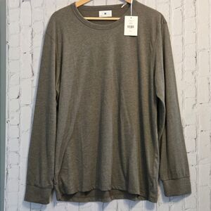 NEW Jason Scott Anderson Long  Sleeve Heather Sage Top Sz XL